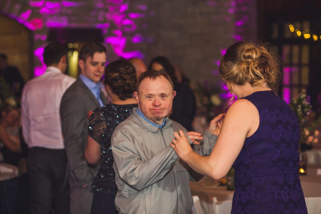 Photo of Uncle Jonny dancing at party