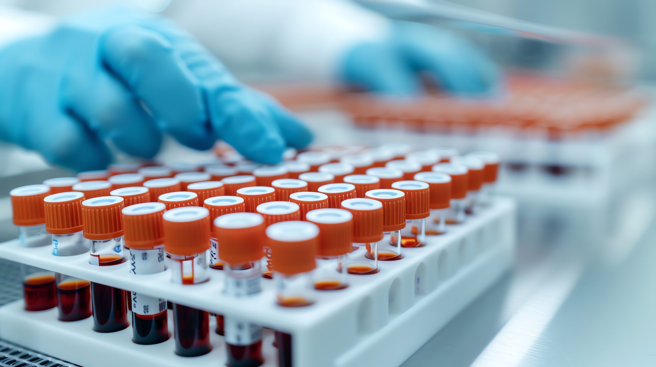 picture of test tubes in laboratory